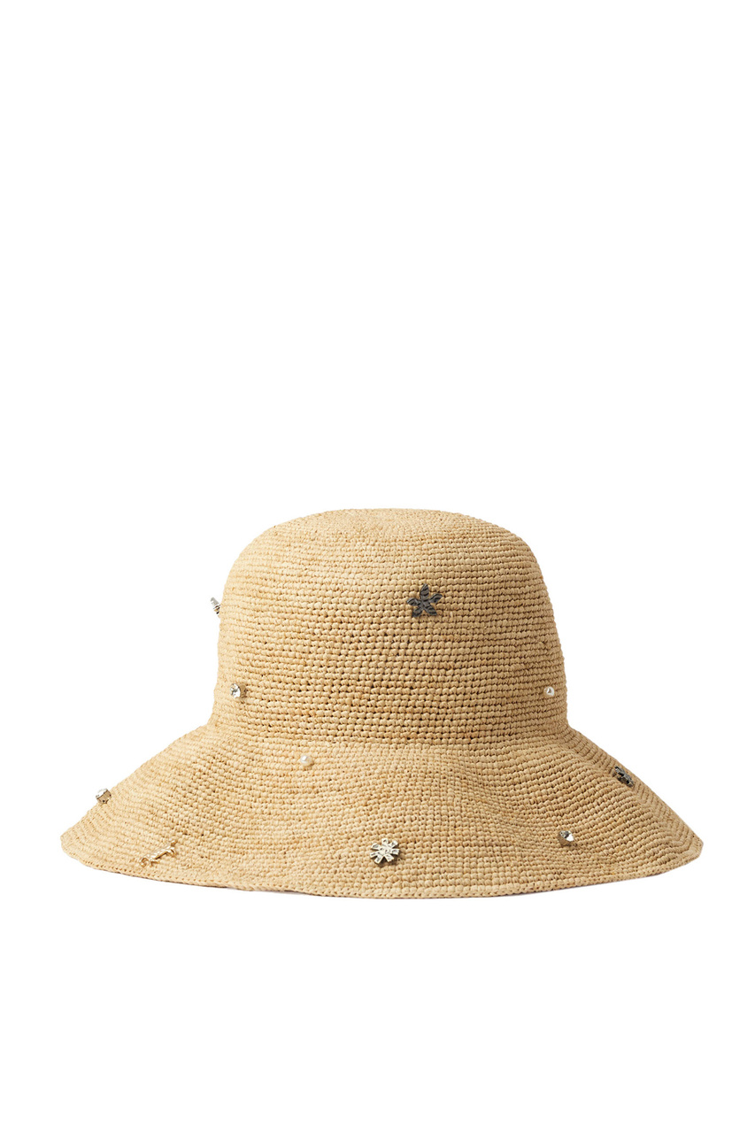 Шляпа соломенная|Основной цвет:Бежевый|Артикул:218927 | Фото 1
