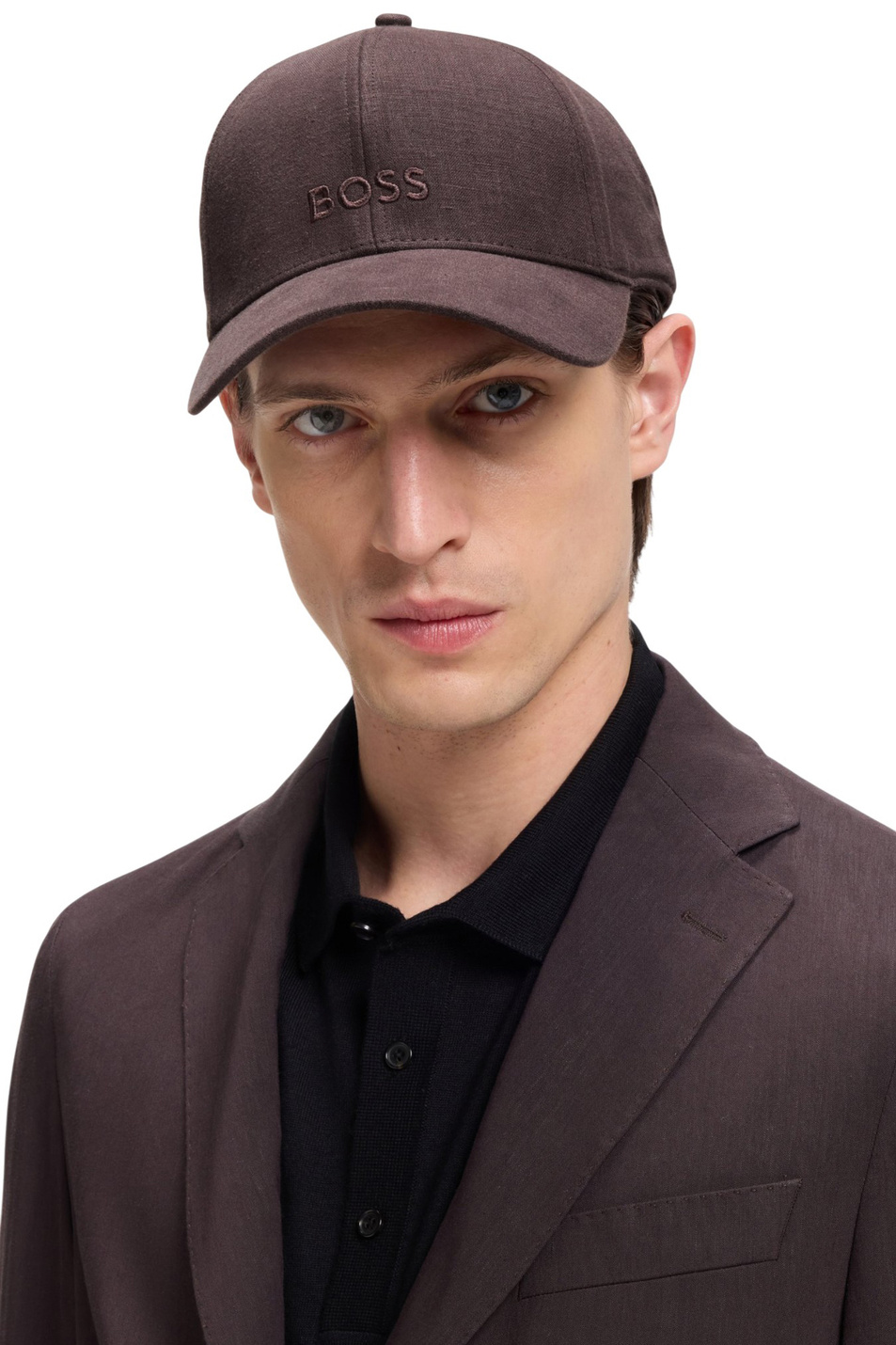 Кепка Zed из льна|Основной цвет:Коричневый Мужской BOSS Кепка Zed из льна (цвет ), артикул 50539422 | Фото 3