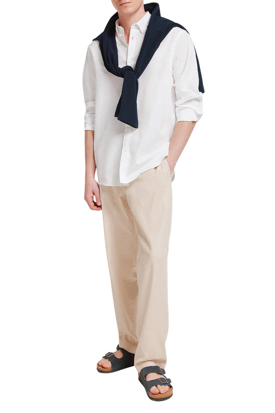 Мужской Springfield Рубашка из хлопка и льна (цвет ), артикул 0993388 | Фото 2