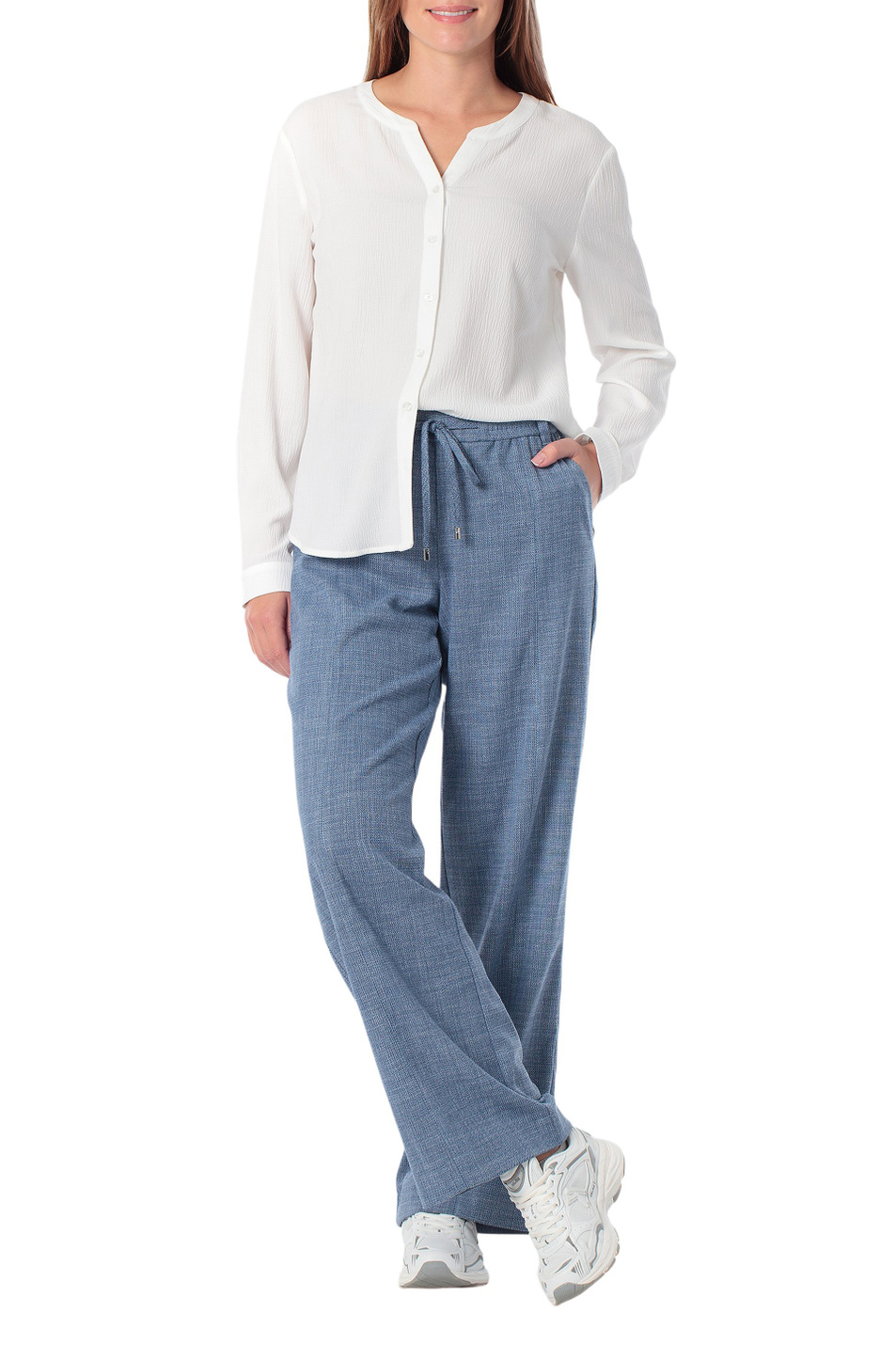 Женский Gerry Weber Блузка из жатой вискозы (цвет ), артикул N60454 | Фото 3