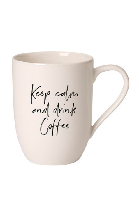Villeroy & Boch Кружка "Keep calm and drink coffee" ( цвет), артикул 10-1621-9652 | Фото 1