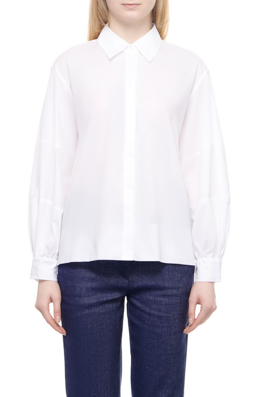 Рубашка CIAD из натурального хлопка|Основной цвет:Белый|Артикул:2415111141 | Фото 1