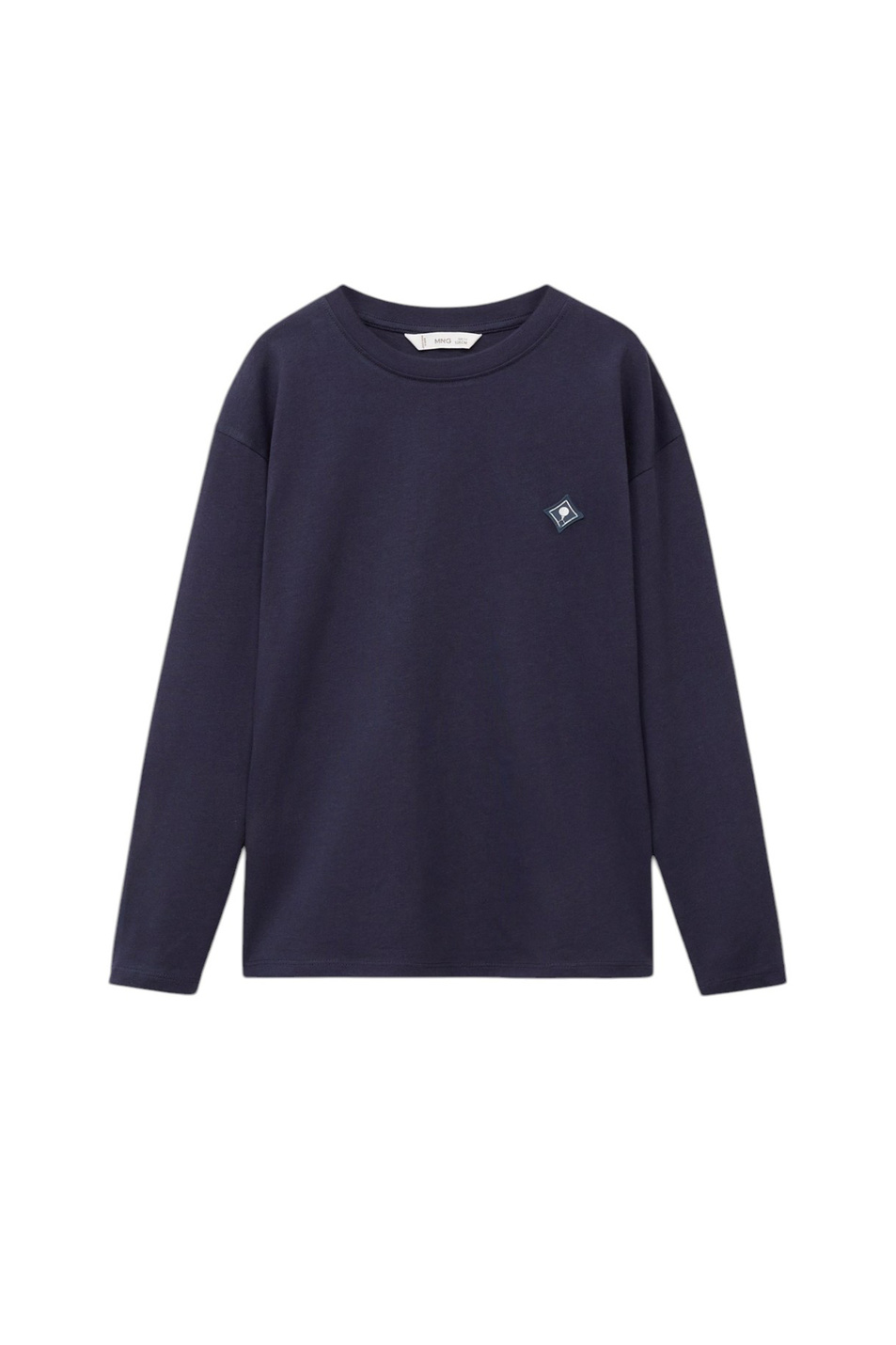 Мальчикам Mango Kids Лонгслив GROW из хлопка (цвет ), артикул 87043645 | Фото 1
