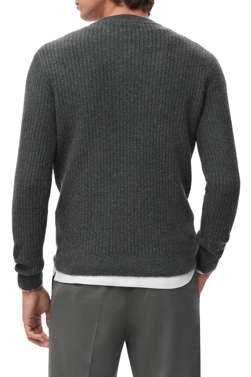 Мужской Mango Man Джемпер PARK с круглым вырезом (цвет ), артикул 17017898 | Фото 4