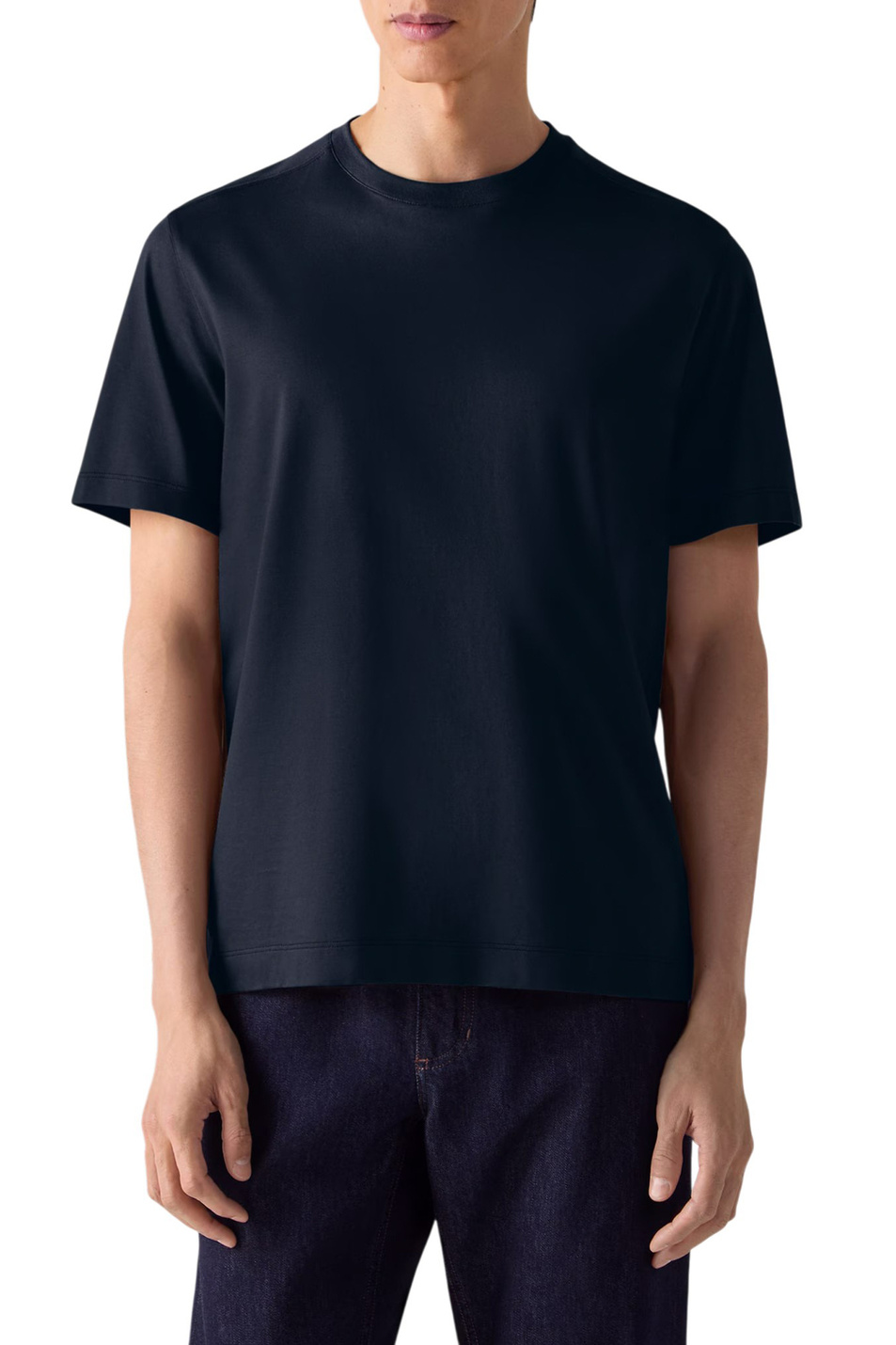 Мужской Zegna Футболка из хлопка (цвет ), артикул UH335A3-H771-B09 | Фото 2