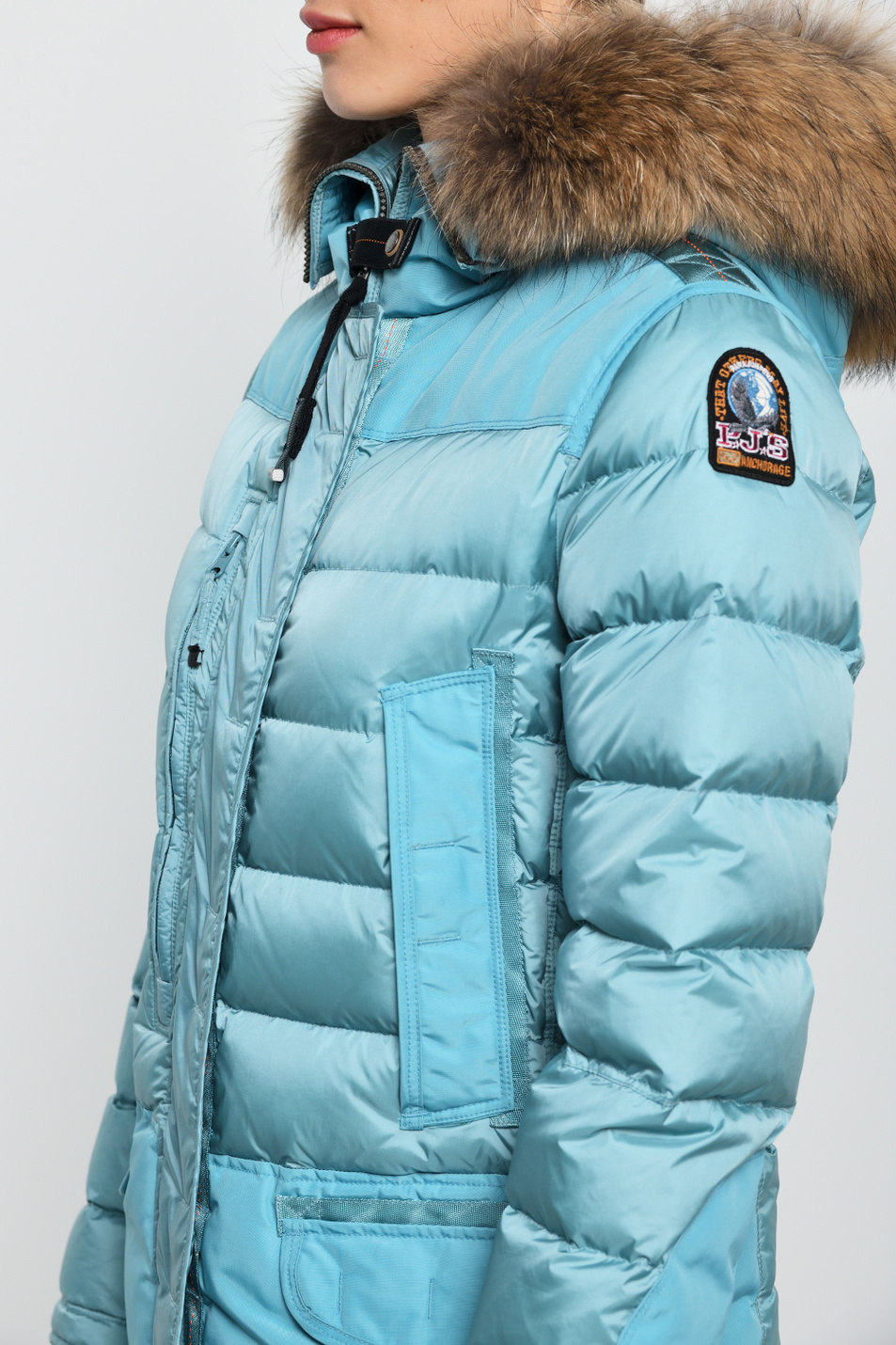 Женский Parajumpers Пуховик LYNN с натуральным мехом (цвет ), артикул ML33 | Фото 9