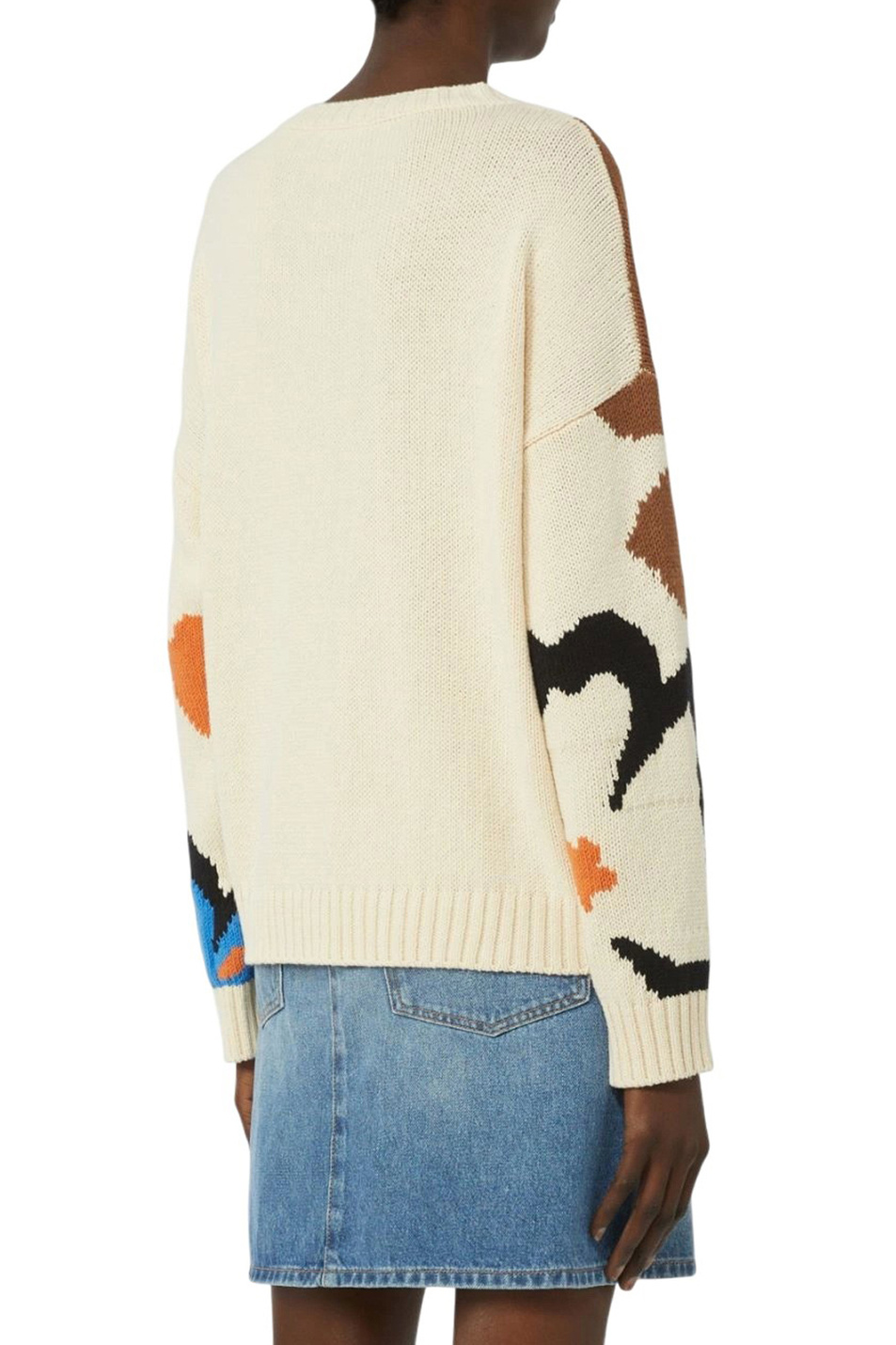 Джемпер CELEBRE с принтом|Основной цвет:Бежевый Женский Weekend Max Mara Джемпер CELEBRE с принтом (цвет ), артикул 2615361171 | Фото 4