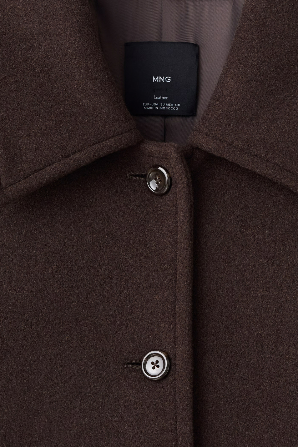 Женский Mango Пальто DARRO из смесовой шерсти (цвет ), артикул 17096358 | Фото 5