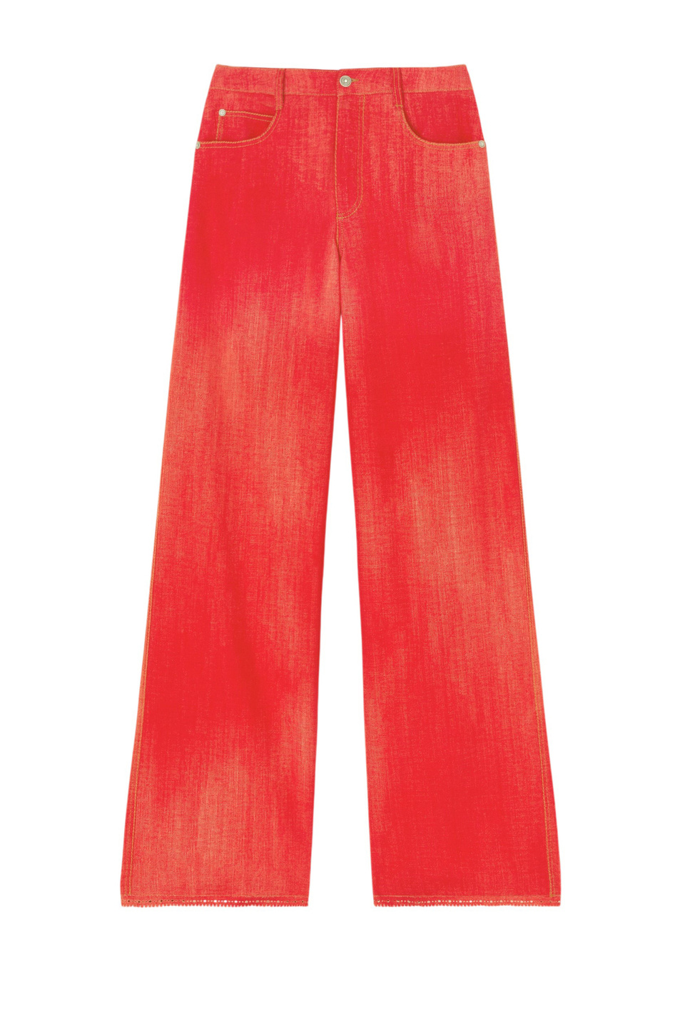 Женский ERMANNO SCERVINO Джинсы с эффектом потертости (цвет ), артикул D487P367RTEEMY | Фото 1