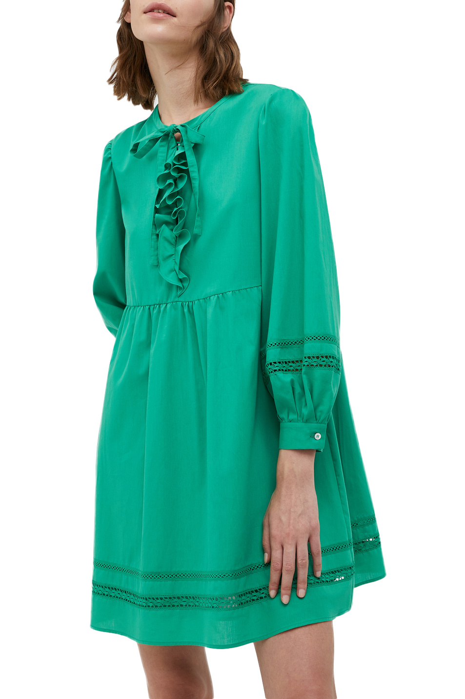 Женский MAX&Co. Платье PRECISO из натурального хлопка с кружевом (цвет ), артикул 72212222 | Фото 3
