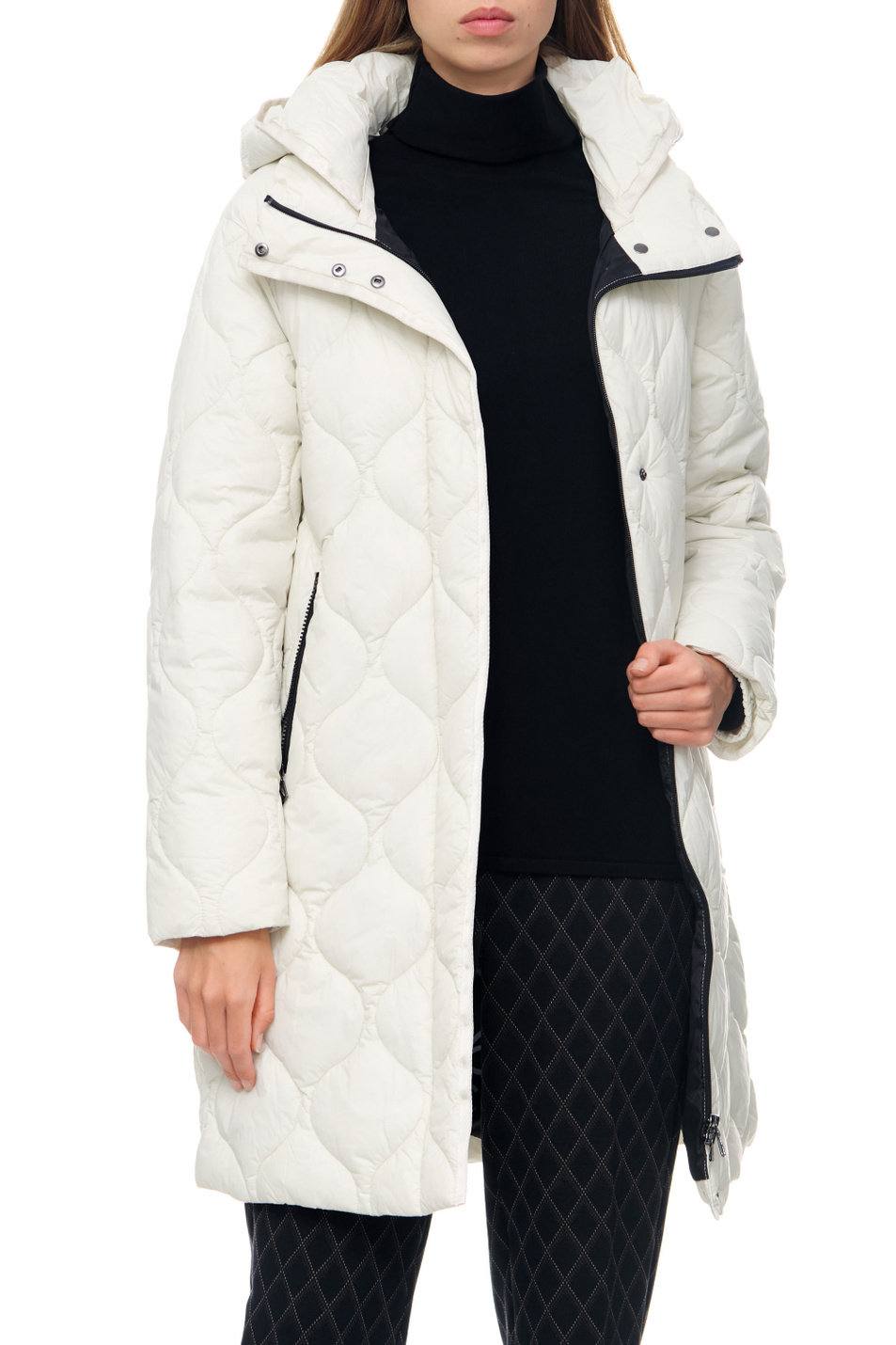Gerry Weber Стеганое пальто с карманами на молнии (цвет ), артикул 850239-31089 | Фото 5