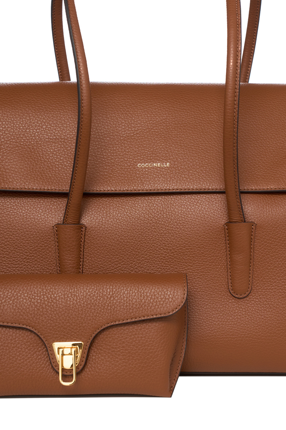 Женский Coccinelle Сумка DOUBLE BEAT из натуральной кожи (цвет ), артикул E1T8A110101 | Фото 5
