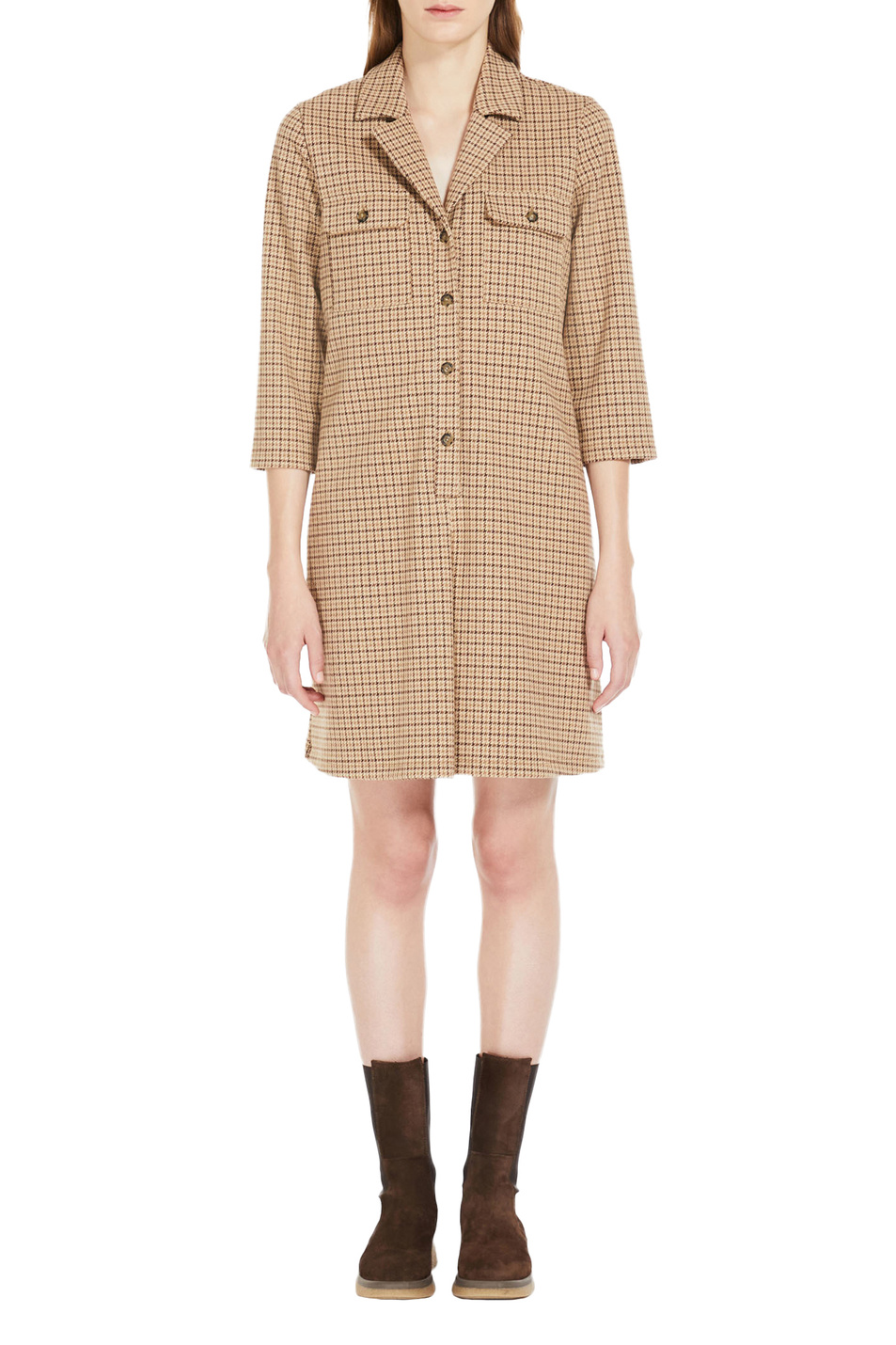 Женский Weekend Max Mara Комбинезон TEAKPV с узором в клетку (цвет ), артикул 56460123 | Фото 3