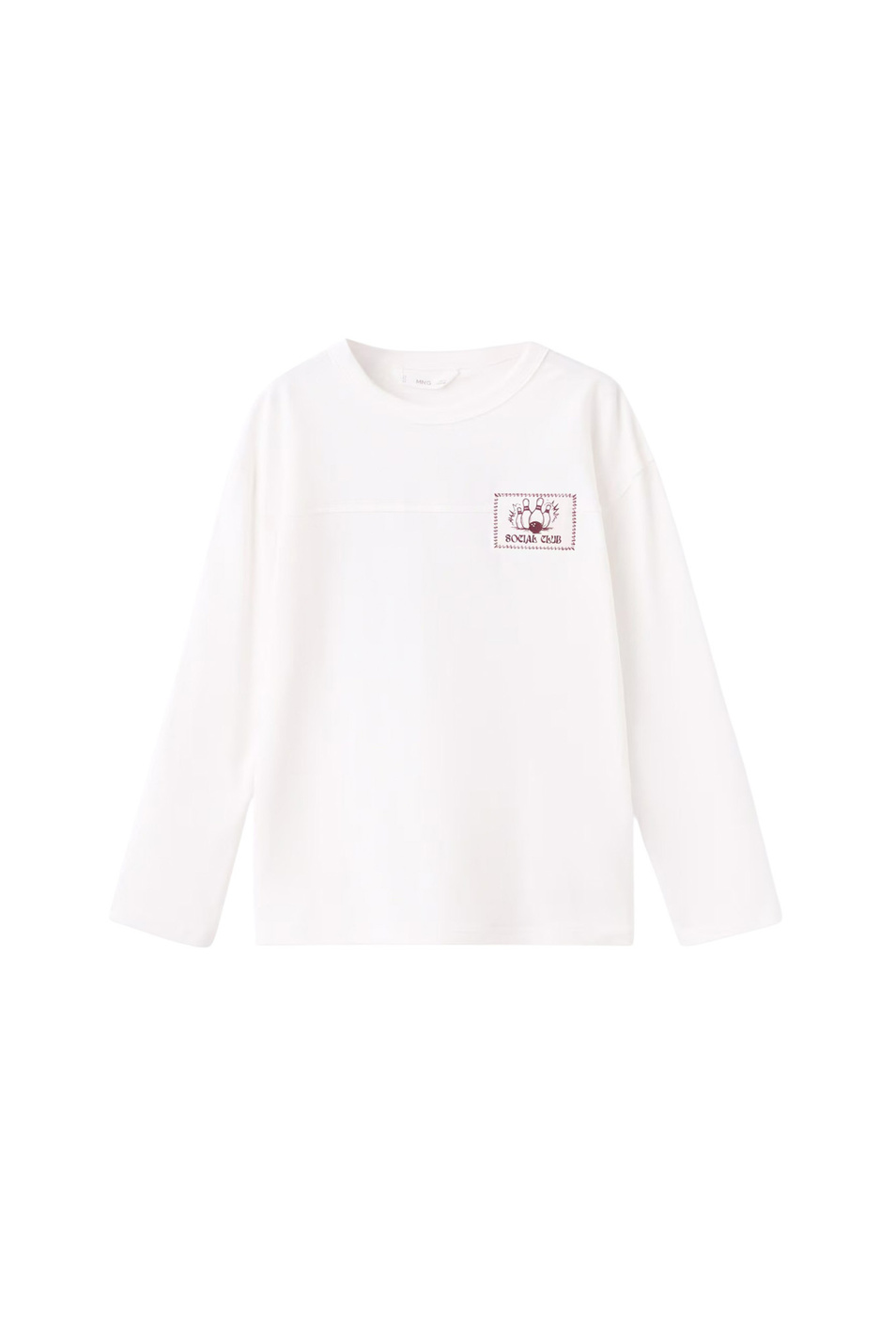 Мальчикам Mango Kids Лонгслив BOWL из хлопка (цвет ), артикул 17006731 | Фото 1