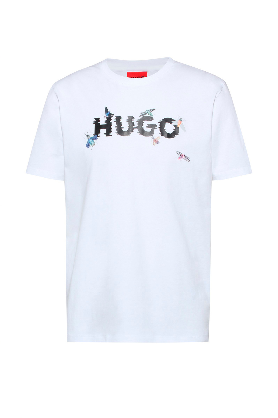 Мужской HUGO Футболка из натурального хлопка с принтом "CYBER-BUG" (цвет ), артикул 50465930 | Фото 1