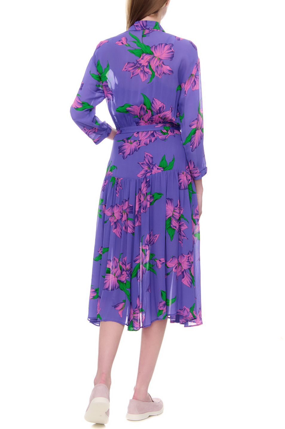 Женский Pinko Платье-рубашка с цветочным принтом (цвет ), артикул 101211A0P7 | Фото 5