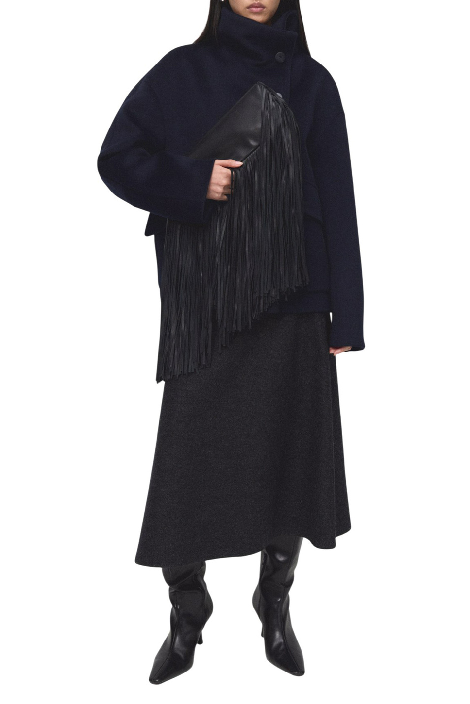 Женский Mango Полупальто BASQUIAT из смесовой шерсти (цвет ), артикул 27091271 | Фото 2