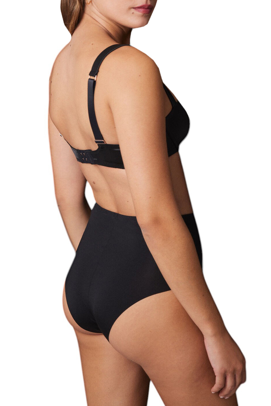 Бюстгальтер-балконет однотонный|Основной цвет:Черный Женский Women'secret Бюстгальтер-балконет однотонный (цвет ), артикул 7918870 | Фото 3