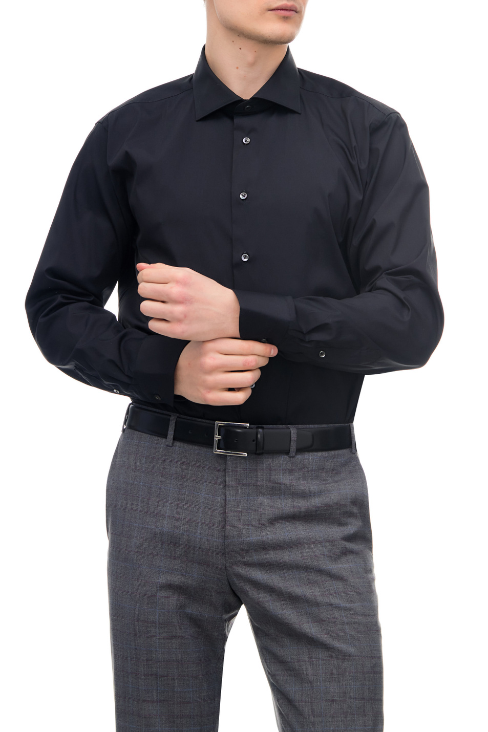 Мужской Canali Рубашка из смесового хлопка (цвет ), артикул 7C3GA01222 | Фото 1