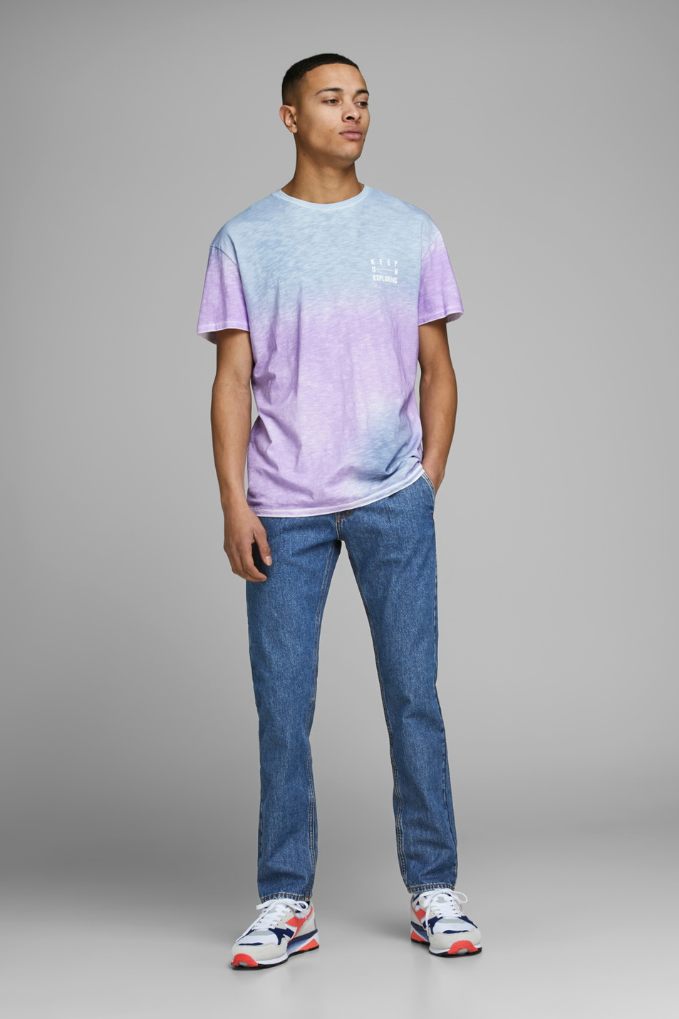 Мужской Jack & Jones Джинсы Mike Comfort fit (цвет ), артикул 12168637 | Фото 3
