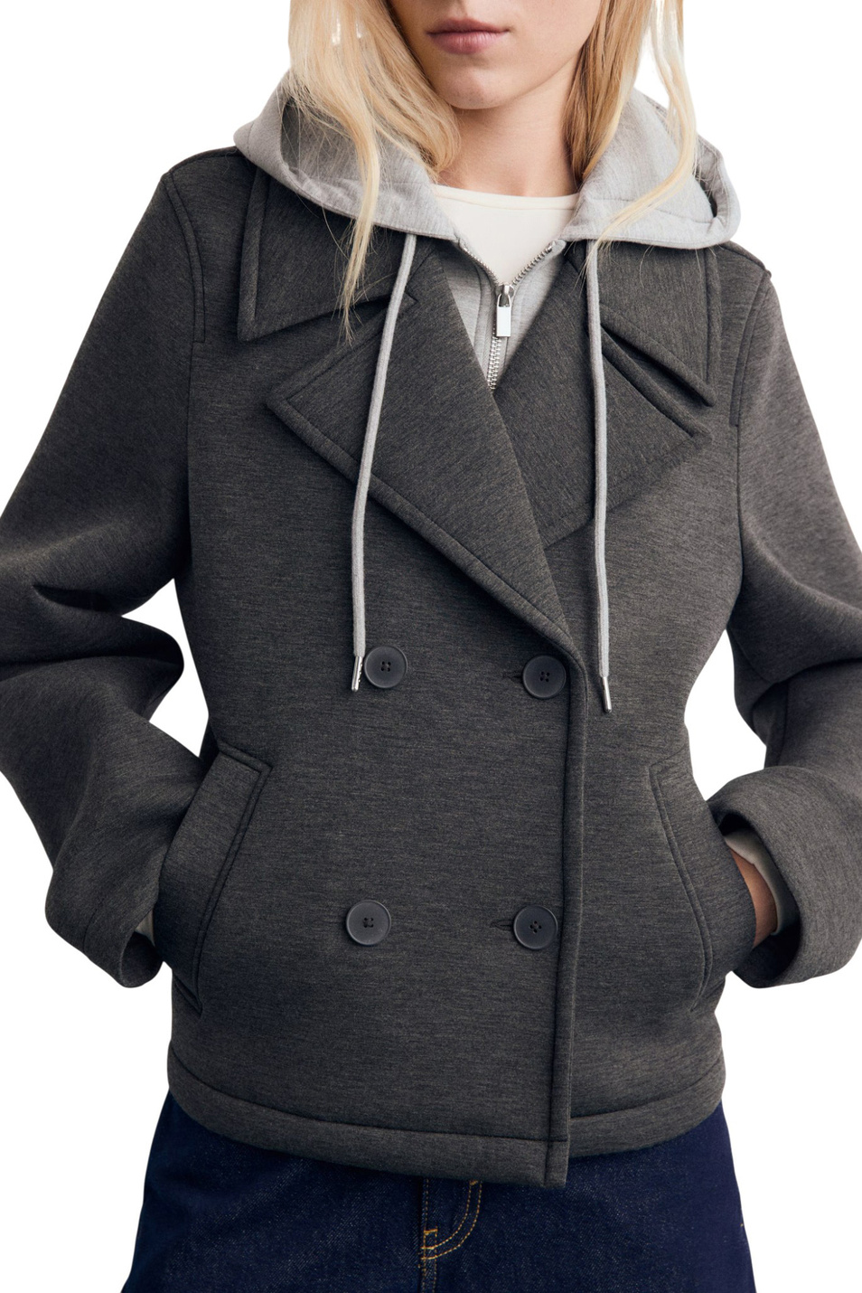 Женский Mango Куртка NERA с капюшоном (цвет ), артикул 17047802 | Фото 3