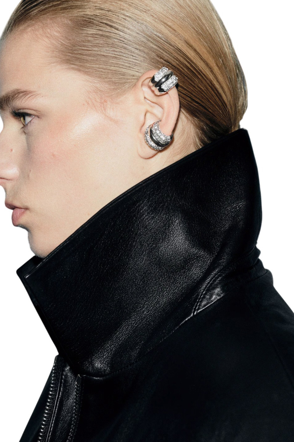 Женский Mango Серьги-каффы NALA с кристаллами (цвет ), артикул 27031223 | Фото 3