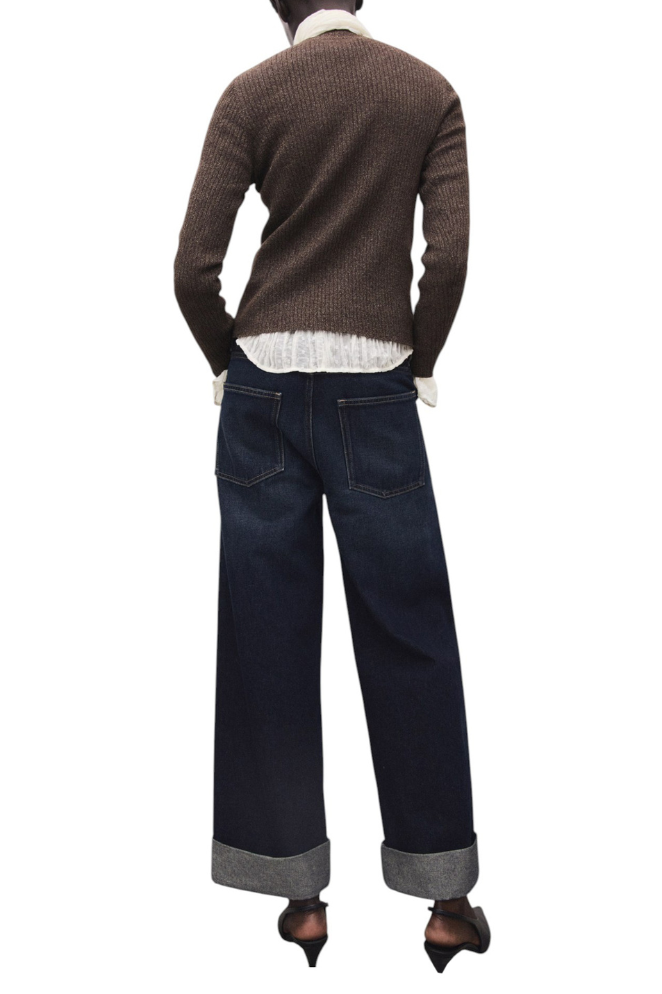 Женский Mango Кардиган VANA в рубчик (цвет ), артикул 17055813 | Фото 4