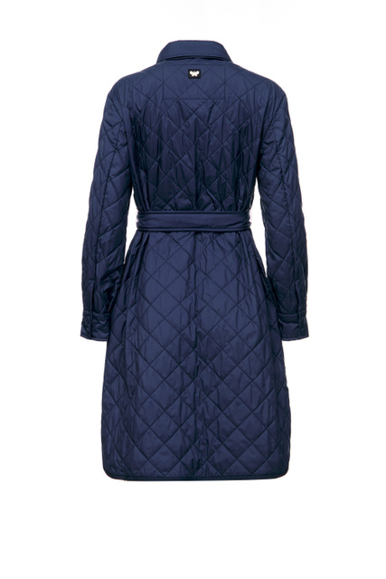 Пальто LEARCO из водоотталкивающей ткани с ромбовидной прострочкой|Основной цвет:Синий|Артикул:54960129 | Фото 2