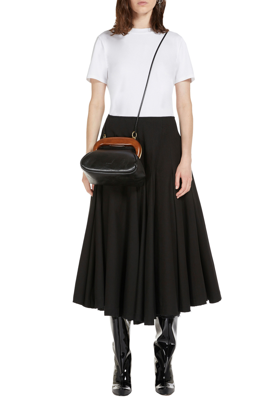 Женский Sportmax Футболка FABIO из эластичного хлопка (цвет ), артикул 2329710437 | Фото 2