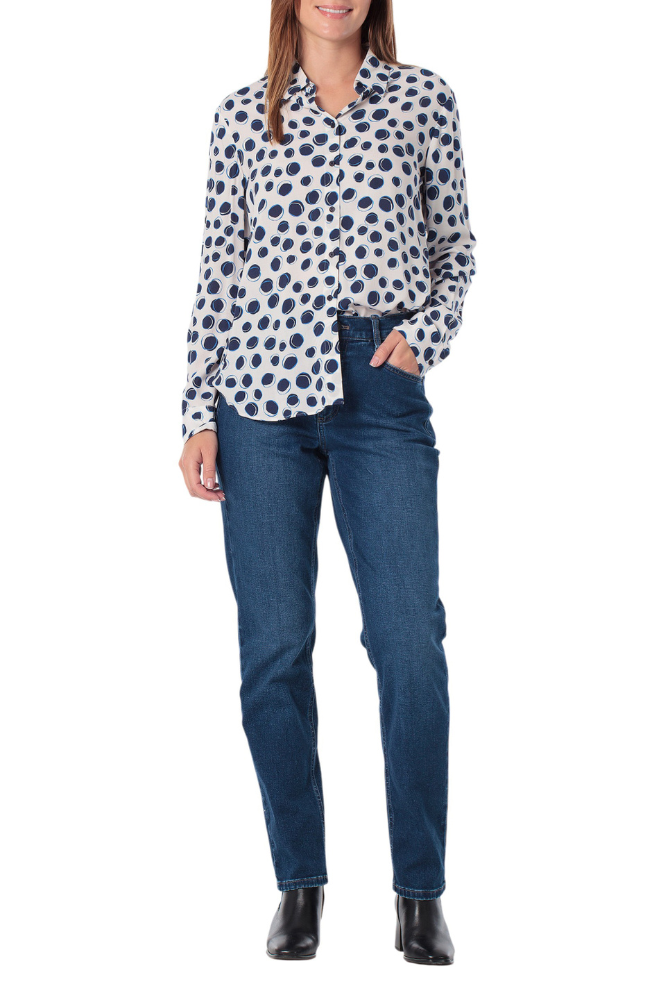 Женский Gerry Weber Блузка из вискозы (цвет ), артикул N60450 | Фото 3