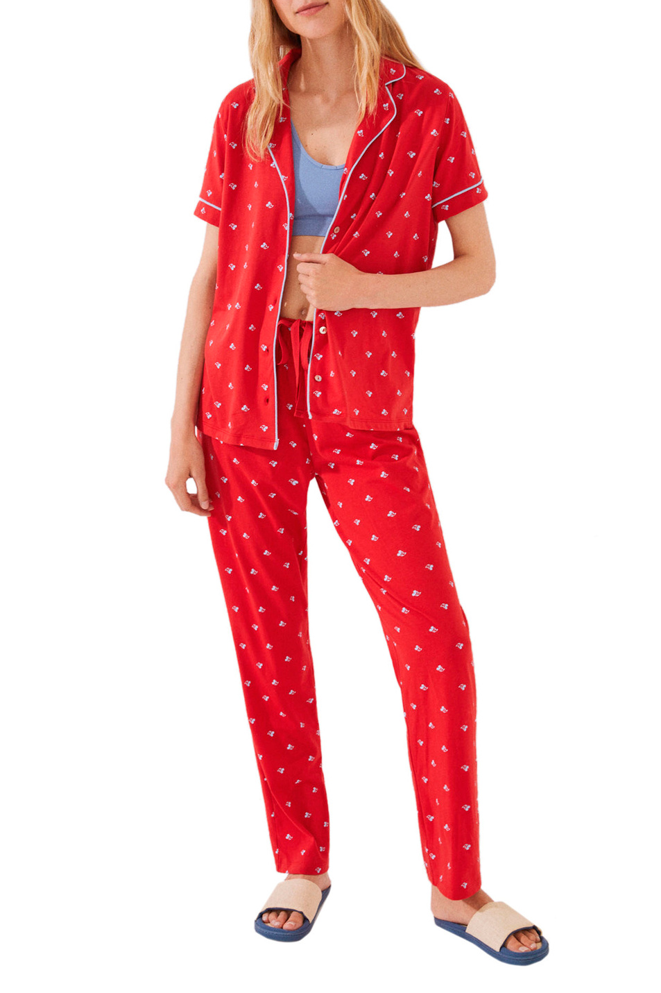Women'secret Пижама в рубашечном стиле с принтом (цвет ), артикул 3134849 | Фото 1