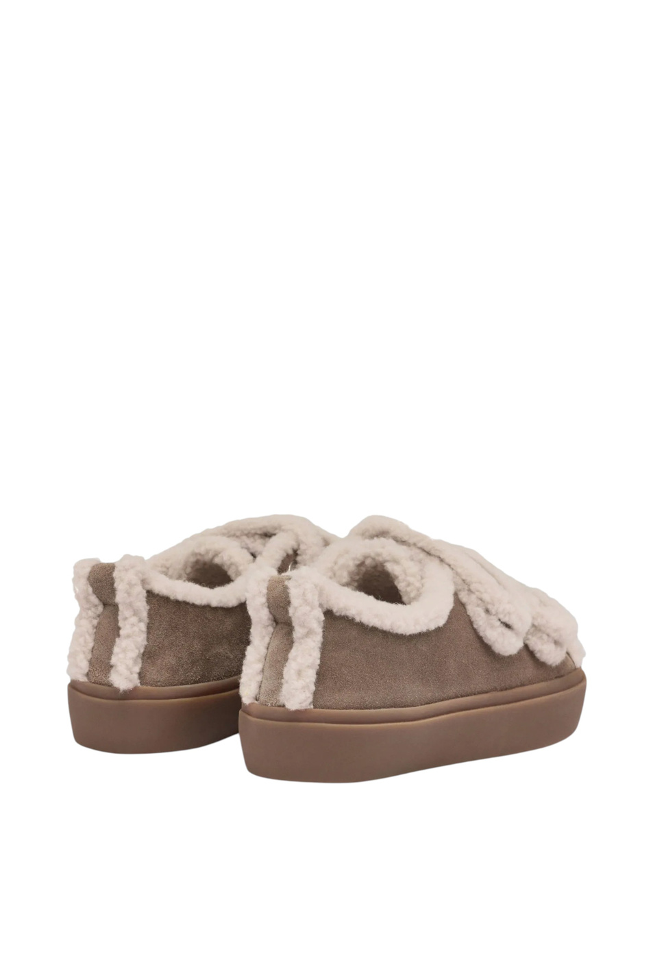 Женский Inuikii Кеды SHEARLING LOW VELCRO с натуральным мехом (цвет ), артикул 1001.001.0231 | Фото 3