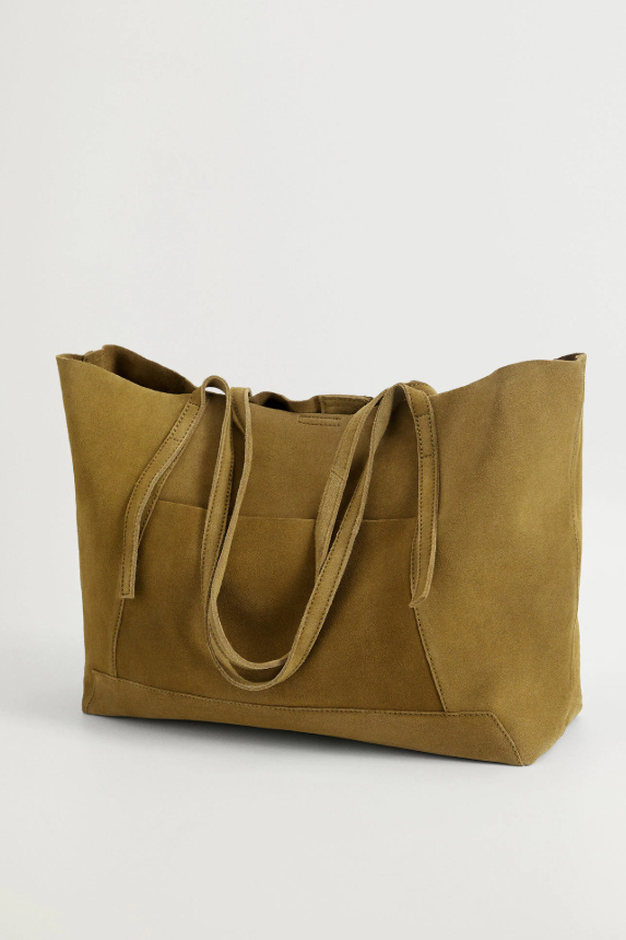 Mango Кожаная сумка шоппер VEGA (цвет ), артикул 87310057 | Фото 2
