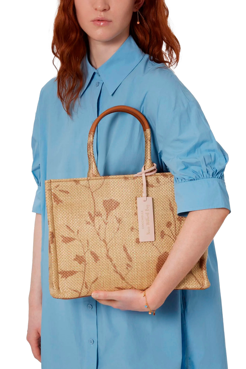 Женский Coccinelle Сумка NEVER WITHOUT BAG с принтом (цвет ), артикул E1QQ9180201 | Фото 4