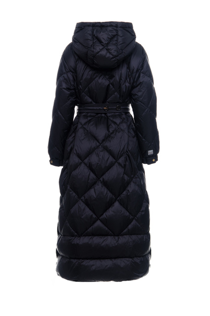 Стеганое пальто TREPA с эластичными манжетами и пуховым наполнителем|Основной цвет:Черный|Артикул:94961326 | Фото 2