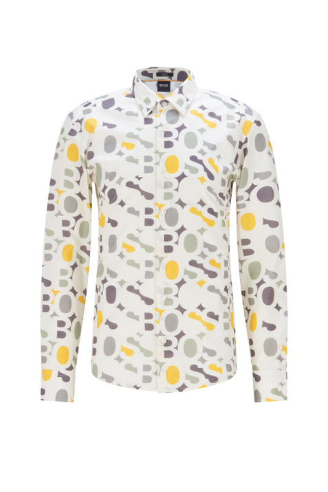 BOSS Рубашка приталенного кроя с принтом ( цвет), артикул 50464132 | Фото 1