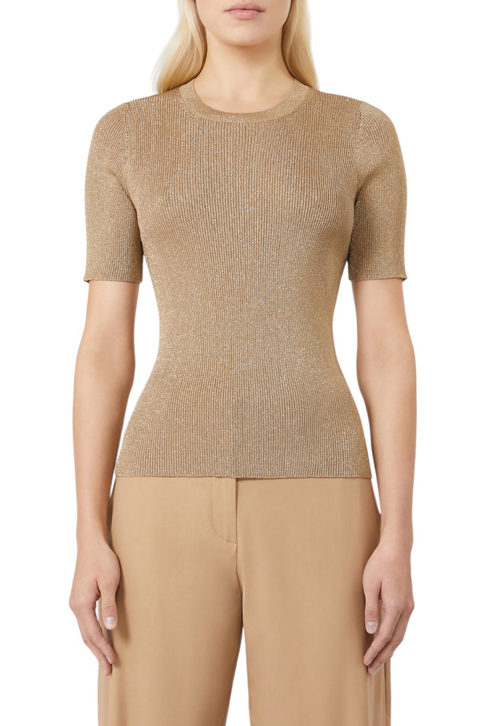 Женский Max Mara Джемпер SVELTO с люрексом (цвет ), артикул 2526366061 | Фото 3