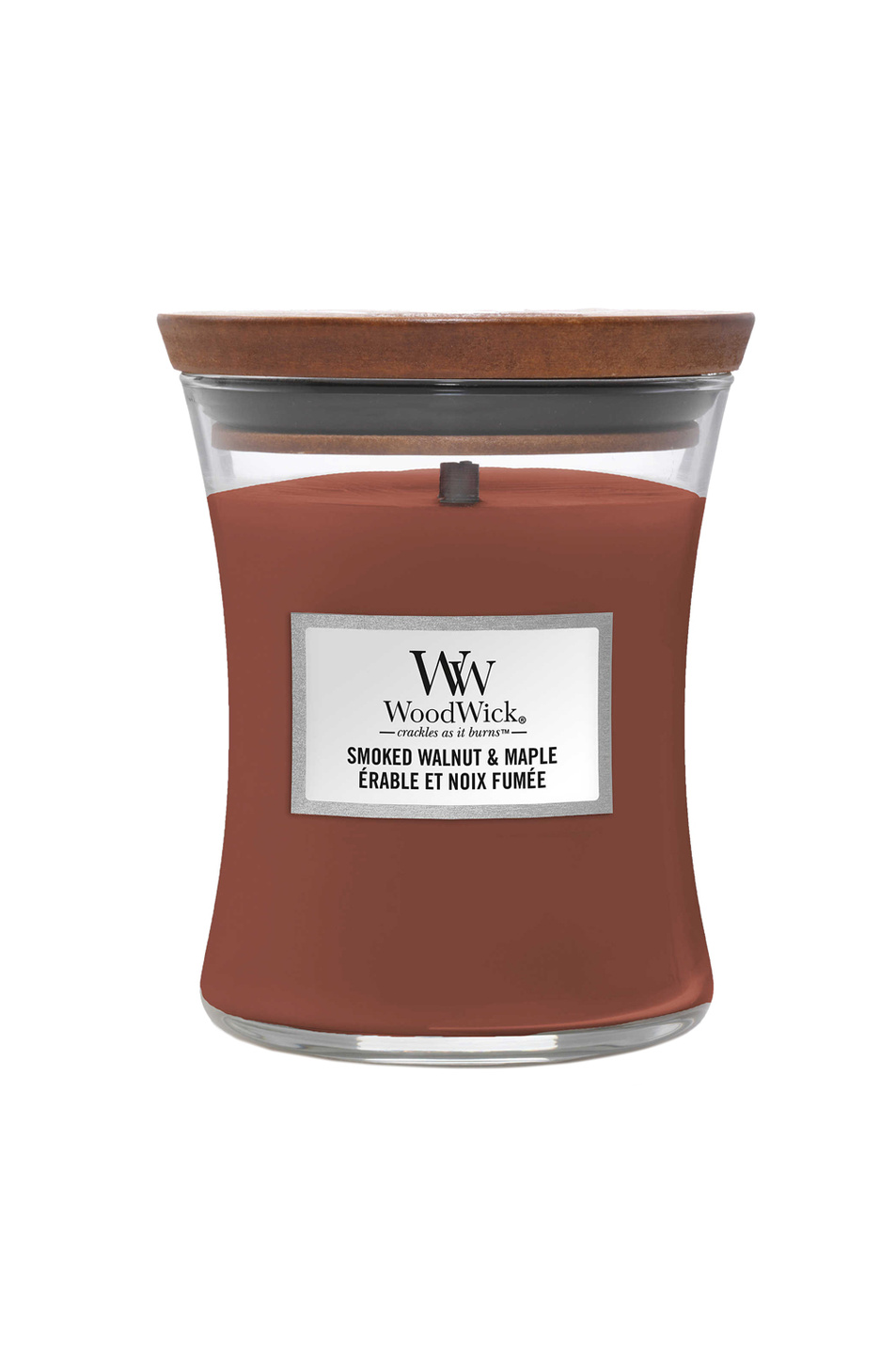 Не имеет пола Woodwick Свеча "Копченый орех и клен" средняя (цвет ), артикул 1694648E | Фото 1