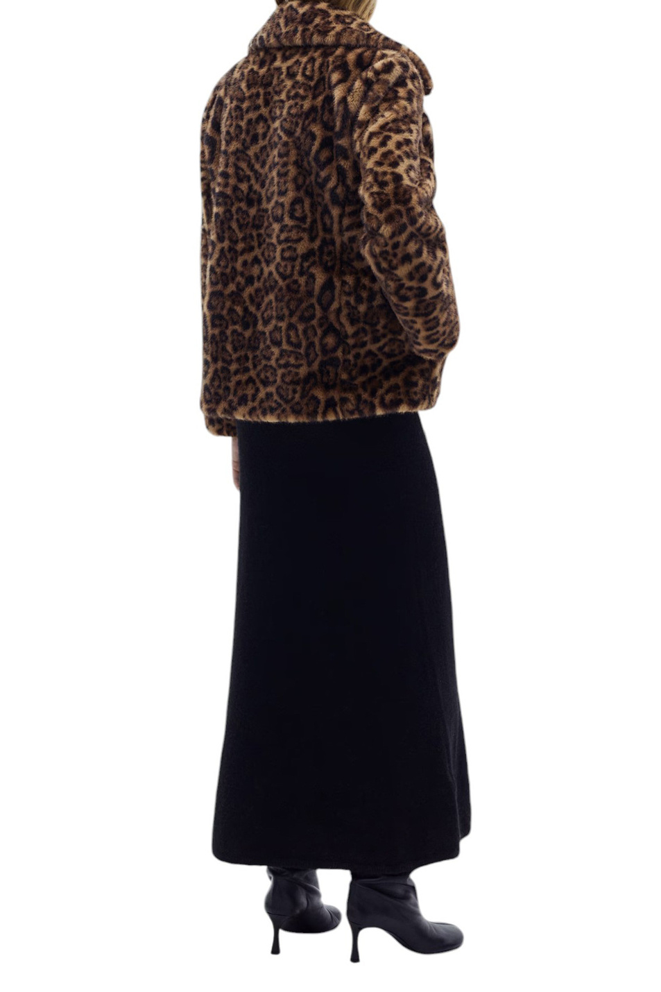 Полупальто FELINA с принтом|Основной цвет:Коричневый Женский Mango Полупальто FELINA с принтом (цвет ), артикул 77039045 | Фото 5