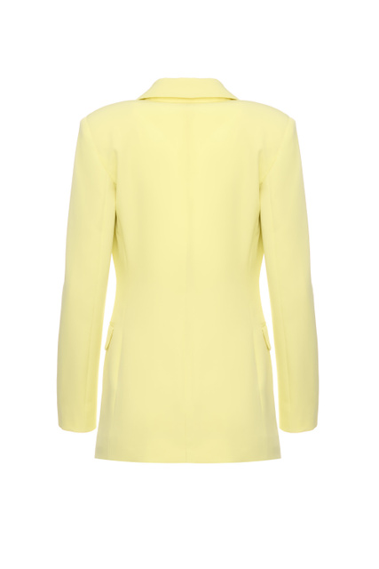 Однотонный пиджак|Основной цвет:Желтый|Артикул:CA3041T2200 | Фото 2
