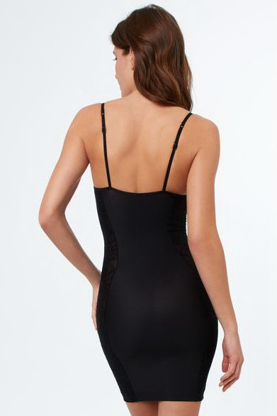 Комбинация с кружевными вставками ROSE|Основной цвет:Черный Женский Etam Комбинация с кружевными вставками ROSE (цвет ), артикул 6481731 | Фото 3