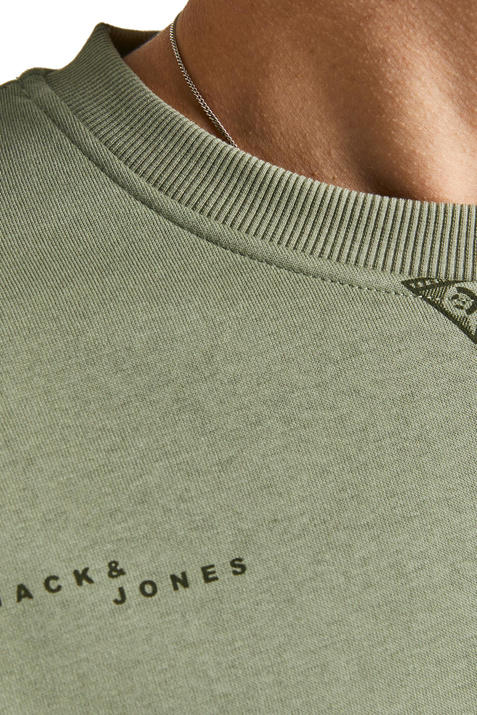Jack & Jones Свитшот из смесового хлопка с принтом ( цвет), артикул 12198516 | Фото 5