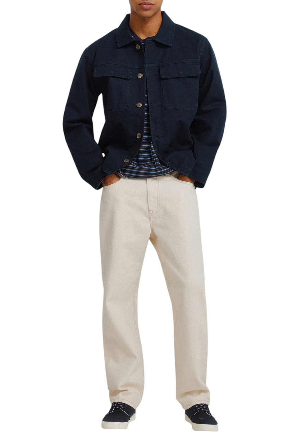 Мужской Springfield Куртка-рубашка из хлопка (цвет ), артикул 2833242 | Фото 2