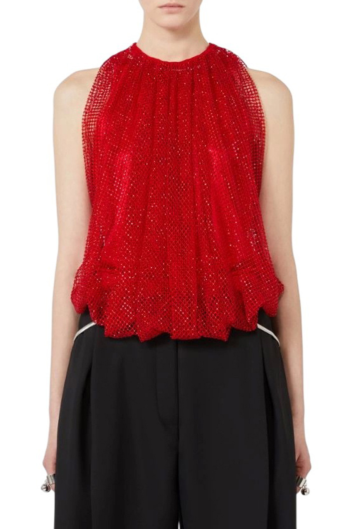 Женский Sportmax Топ NODO со стразами (цвет ), артикул 2612941061 | Фото 3