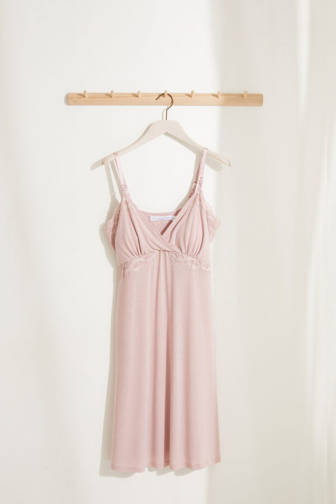 Women'secret Ночная сорочка для беременных с розовым кружевом ( цвет), артикул 3639223 | Фото 1