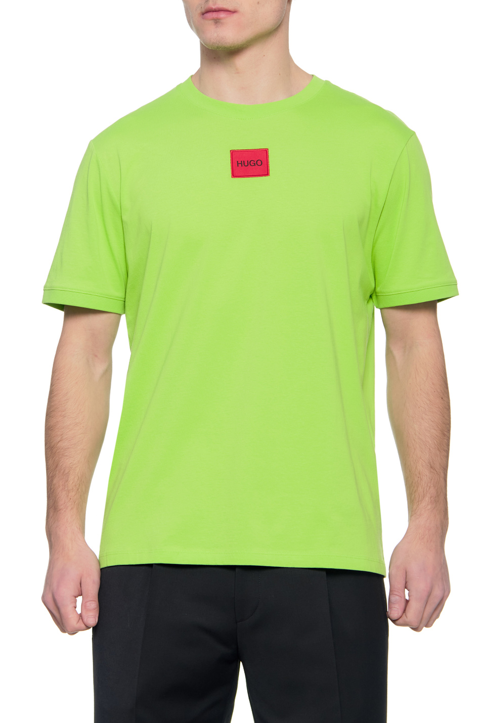 HUGO Футболка Diragolino с контрастным логотипом на груди (цвет ), артикул 50447978 | Фото 3