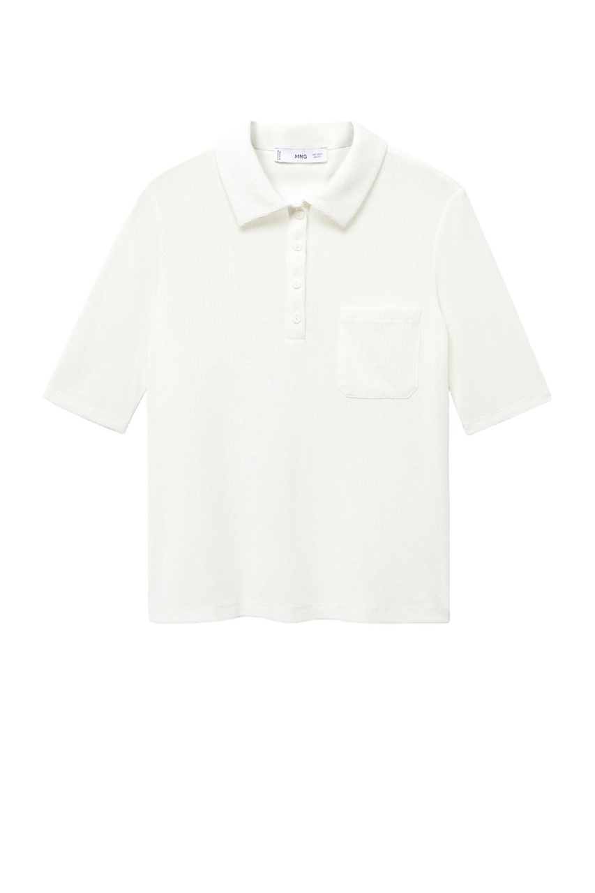 Поло CHIANTI с накладным карманом|Основной цвет:Белый|Артикул:57074029 | Фото 1
