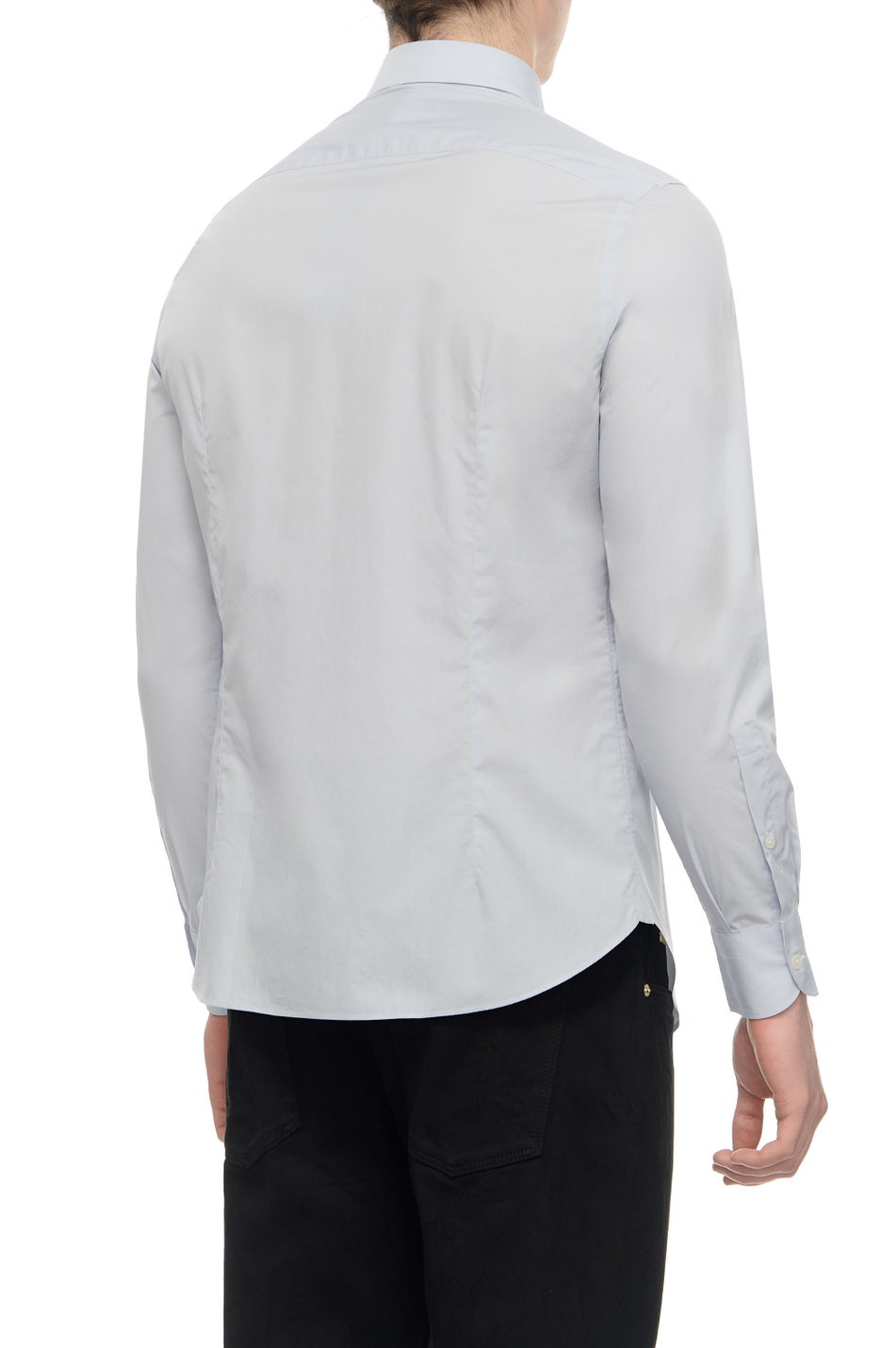 Мужской Emporio Armani Рубашка из натурального хлопка (цвет ), артикул 3D1C86-1K2NZ | Фото 4