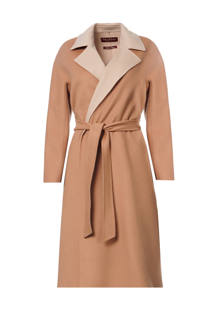 Пальто CLES с рукавами-кимоно|Основной цвет:Коричневый|Артикул:60110327 | Фото 1