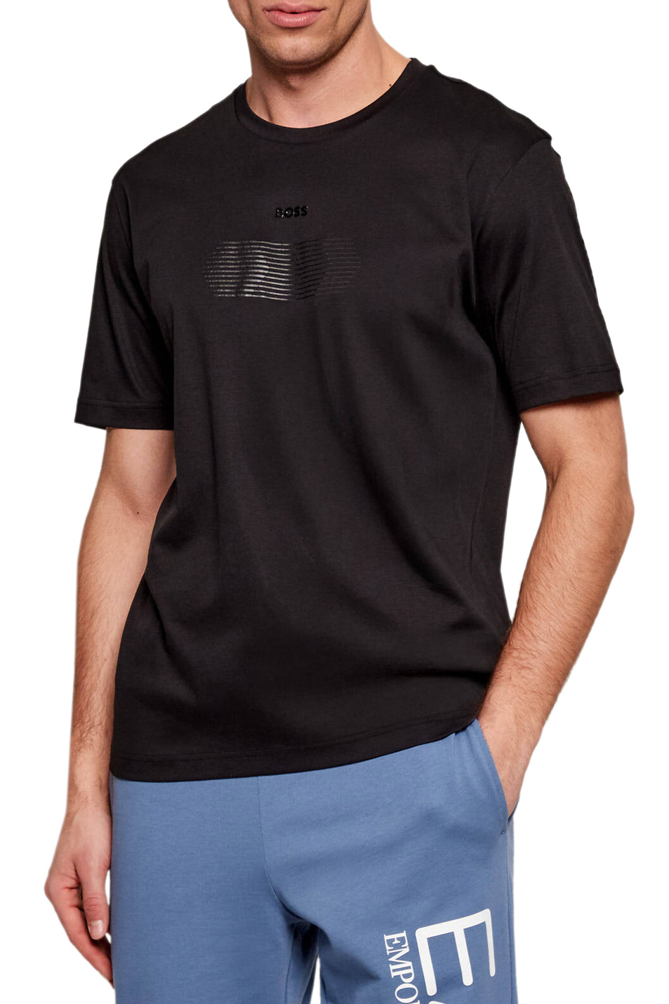Мужской BOSS Футболка TS_Unity с принтом (цвет ), артикул 50554557 | Фото 4